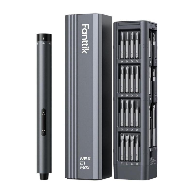 Precision Electric Screwdriver Set with Magnetic Storage Case