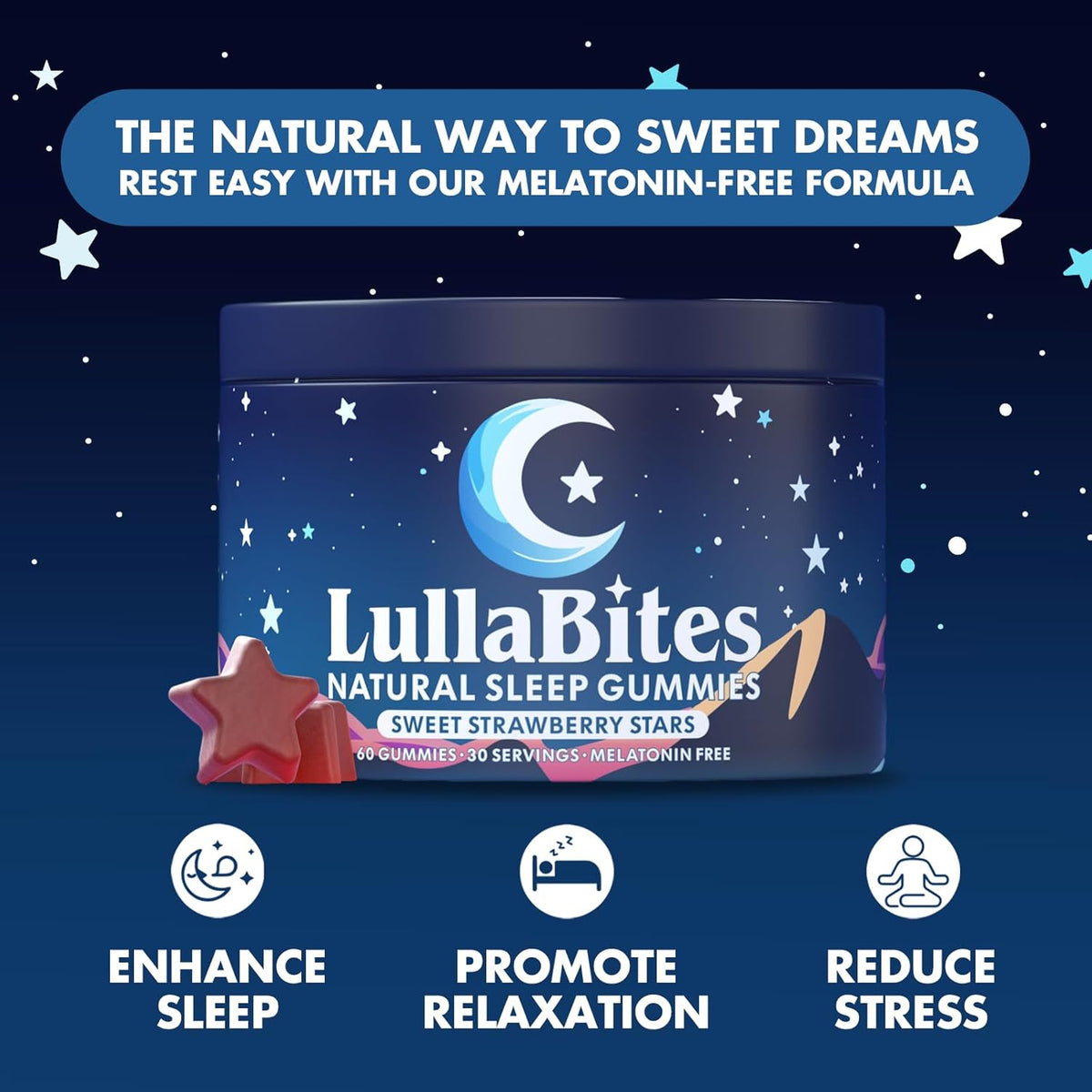 Deep Sleep Gummies | Wake Up Refreshed & No Grogginess
