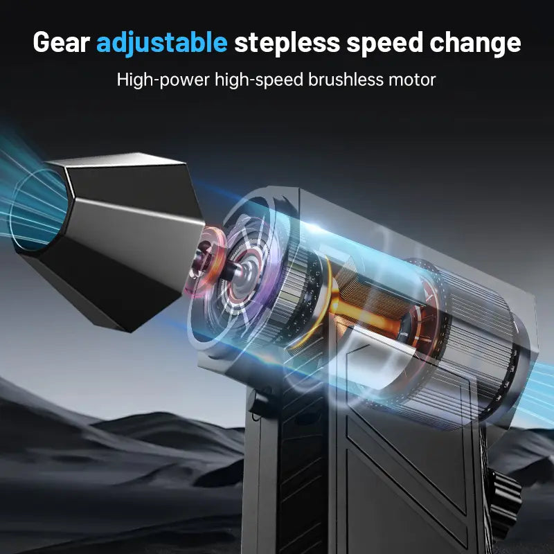 Ultra-Powerful Cordless Turbo Fan & High-Speed Dust Blower