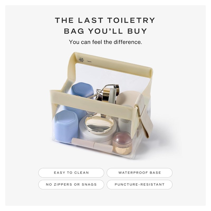 TSA-Approved Leak-Proof Clear Travel Pouch