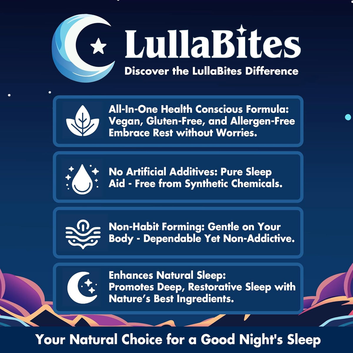 Deep Sleep Gummies | Wake Up Refreshed & No Grogginess