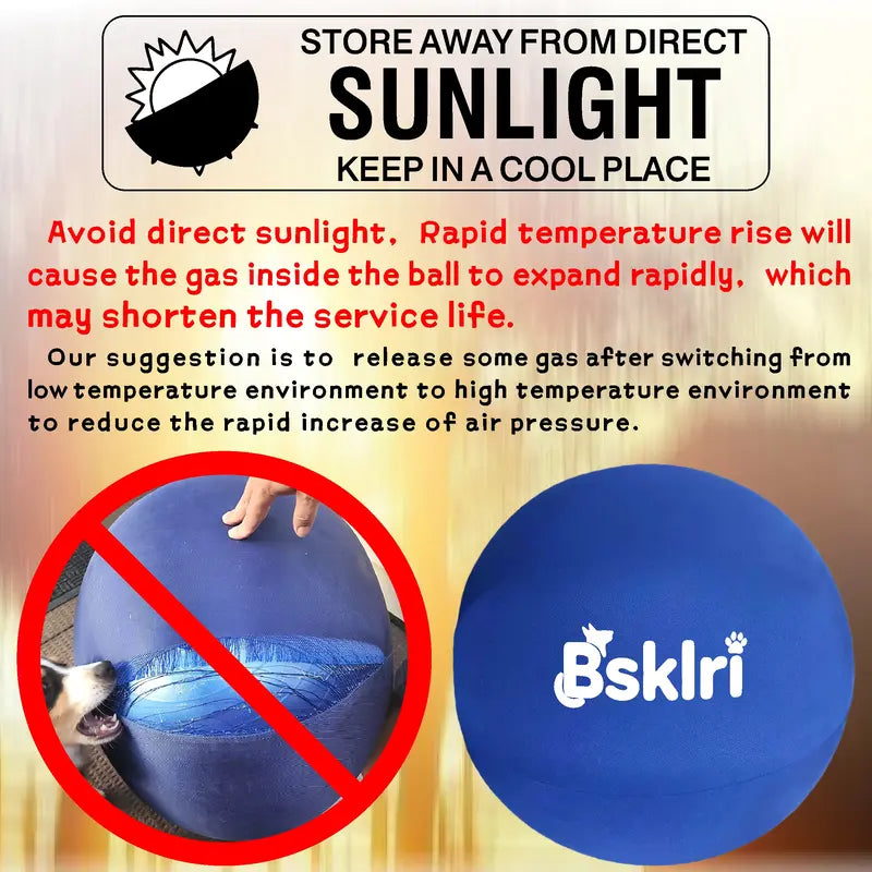 Indestructible Giant Herding Ball for Energetic Dogs