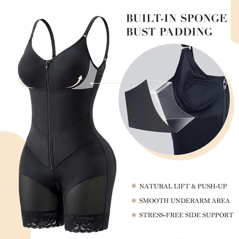 V-Shaped Hourglass Body Shaper – Instant Tummy Control & Butt Lifter