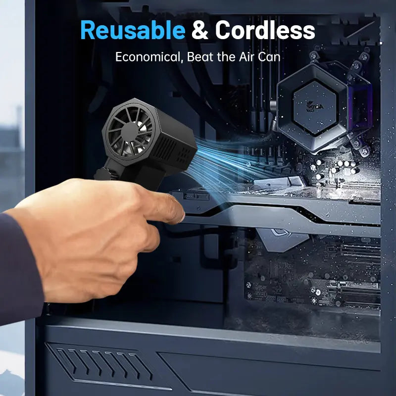 Ultra-Powerful Cordless Turbo Fan & High-Speed Dust Blower