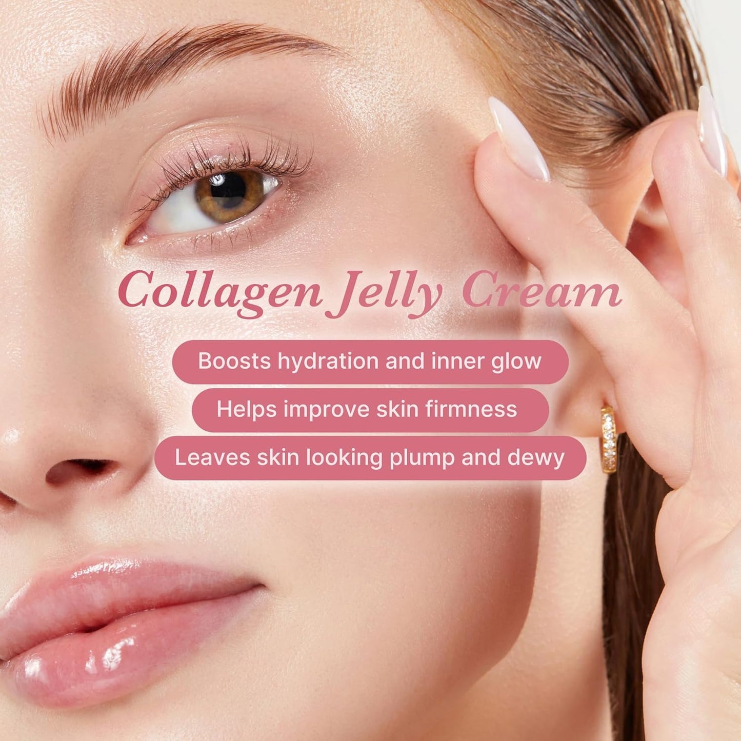 Get The Ultimate Glass Skin Glow Instantly With Collagen Niacinamide Jelly Cream