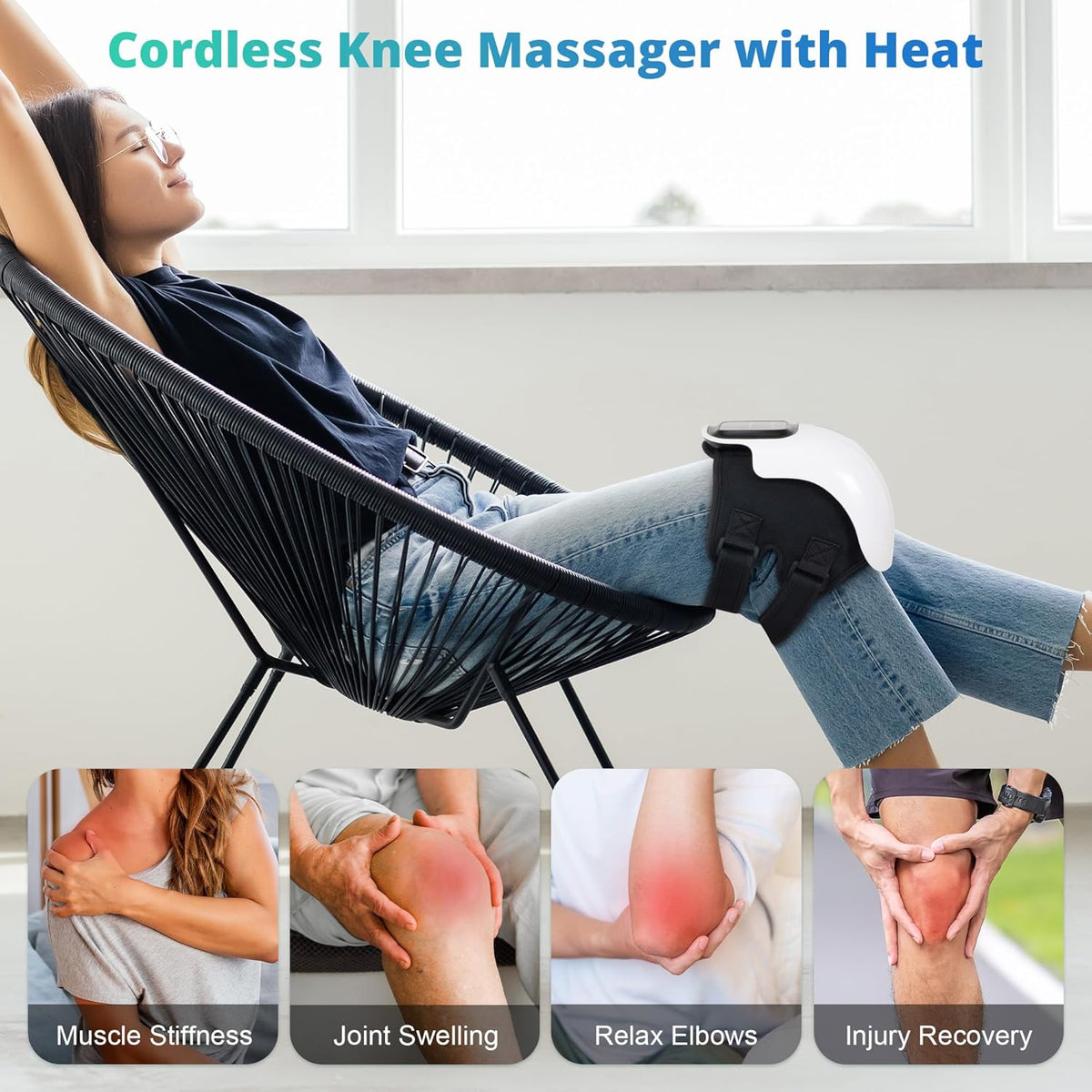 Professional Knee Therapy At Home β The Smart Heat & Vibration Massager For Instant Joint Relief. π¦΅π₯