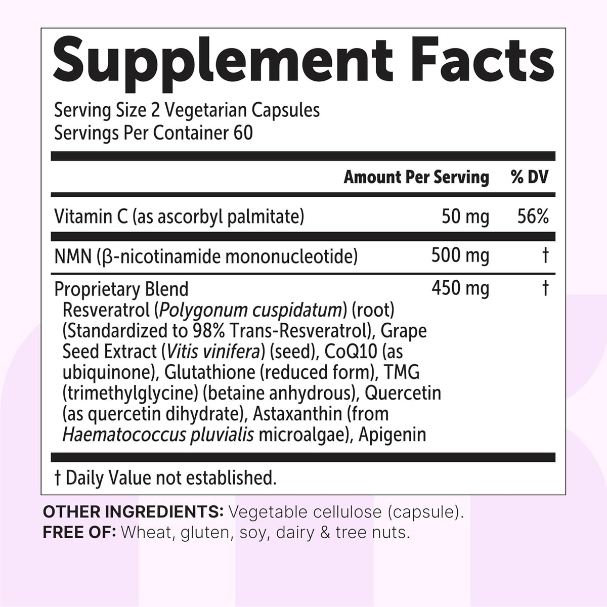 【Limited Time Buy 1 Get 1 Free】NMN NAD Resveratrol Anti Aging