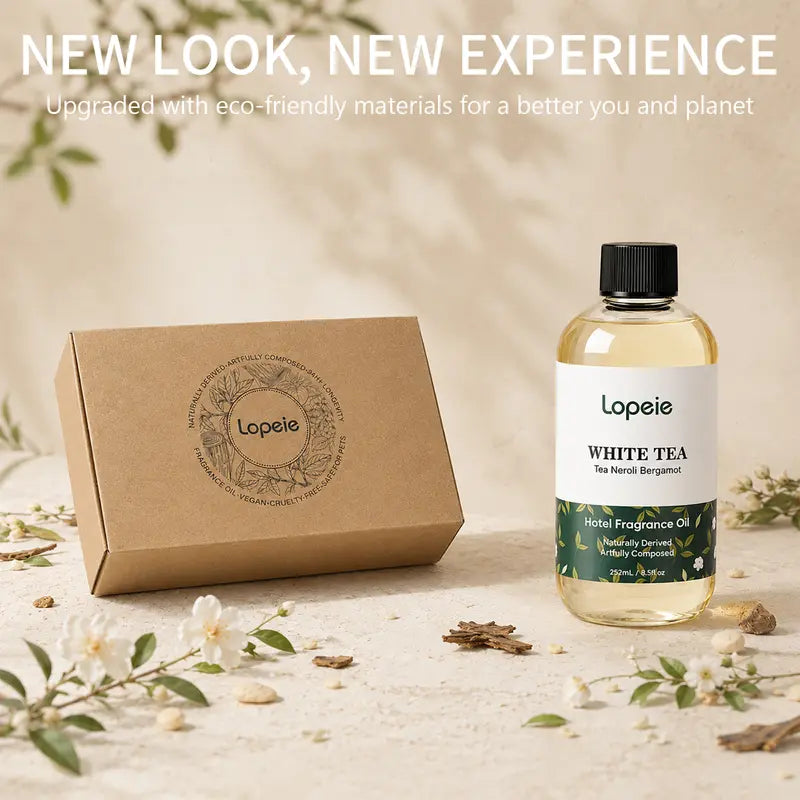 🎁 BUY 1 GET 1 FREE - Luxury White Tea & Neroli Essential Fragrance Oil – Pure Natural Botanical Scent for Diffusers & Home