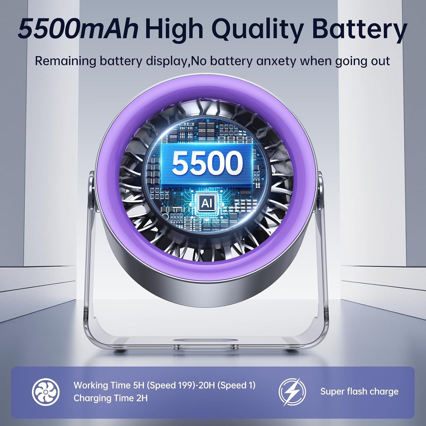 Stay Instant Cool with 100-Speed Turbo Airflow