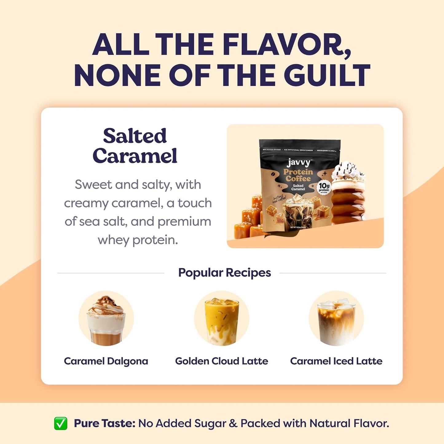 20g Protein Salted Caramel Iced Coffee: Energy & Muscle Recovery In One