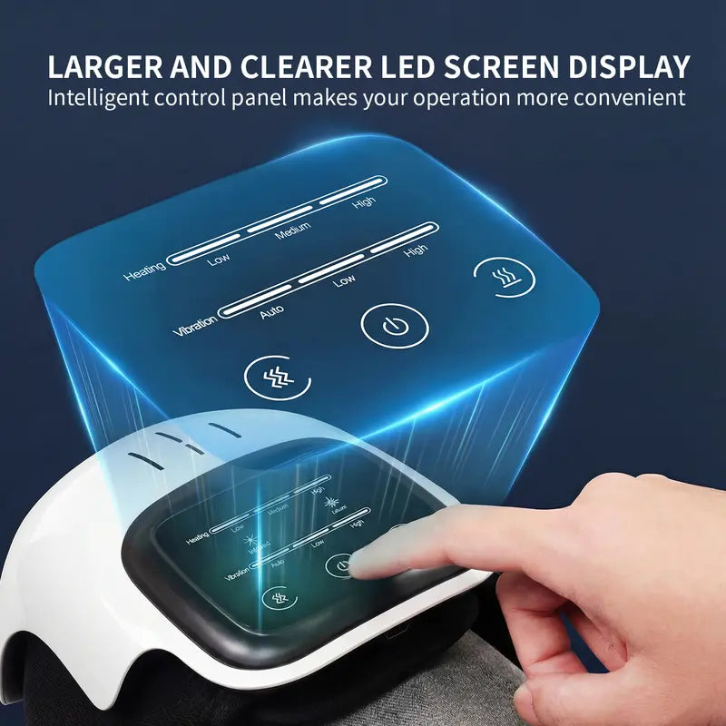 Professional Knee Therapy At Home โ The Smart Heat & Vibration Massager For Instant Joint Relief. ๐ฆต๐ฅ