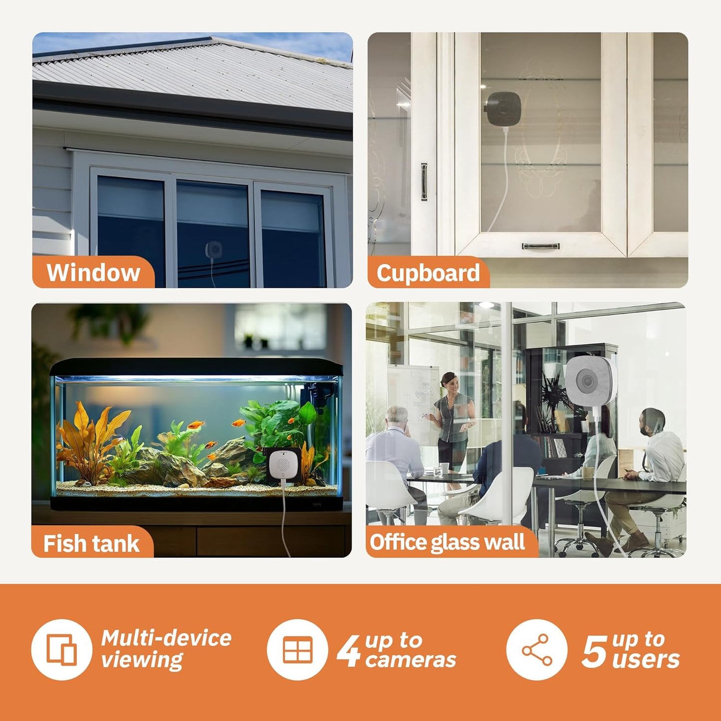 Professional Security Without The Drilling โ The 2K Window Cam That Sees Through Glass. ๐ ๐ก๏ธ
