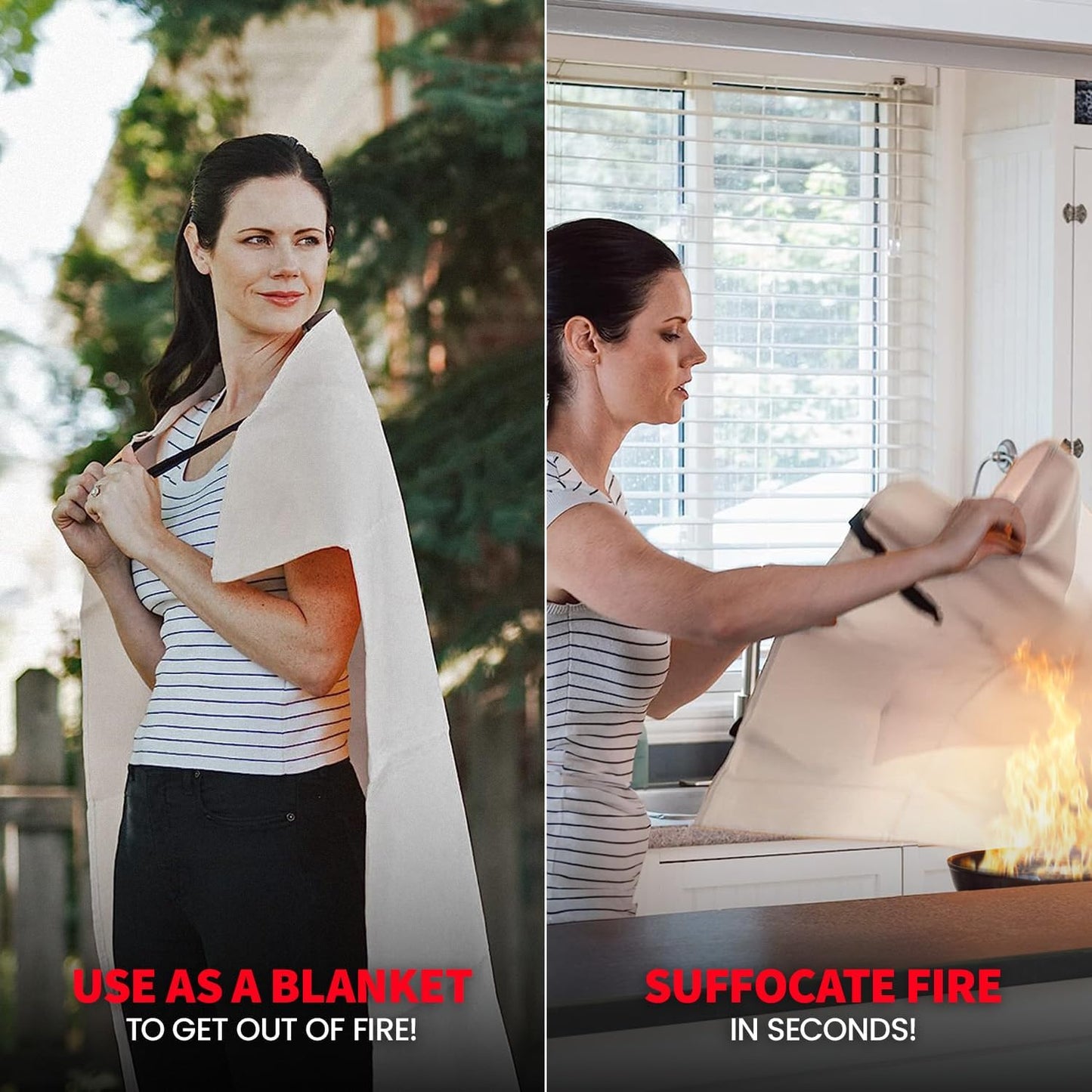 Instant Fire Suppression Blanket: Stop Fires in Seconds Without the Mess