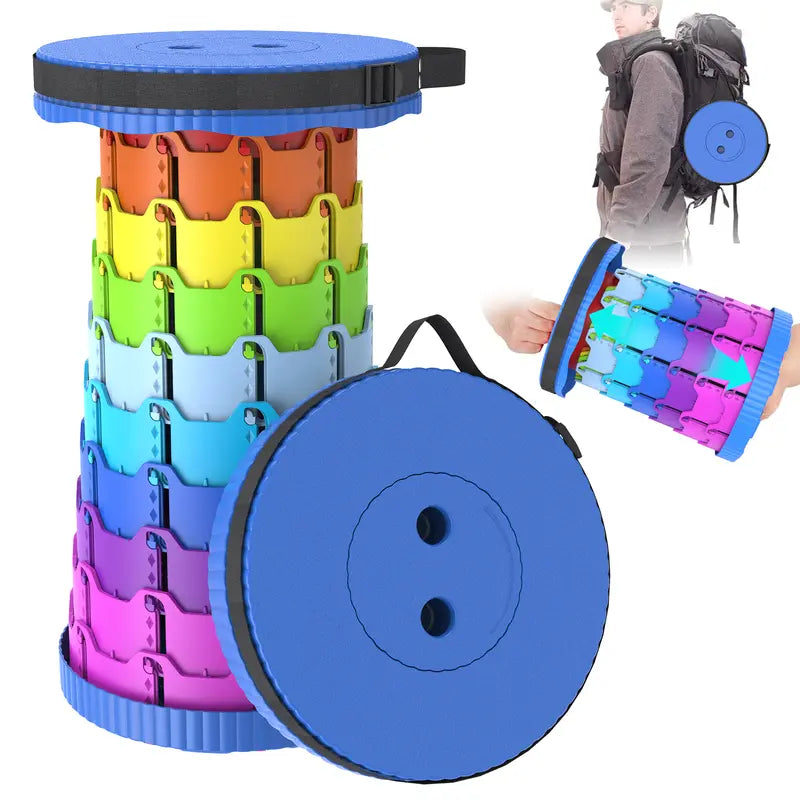 Ultra-Light Retractable Stool: Instant Seating Anywhere You Go