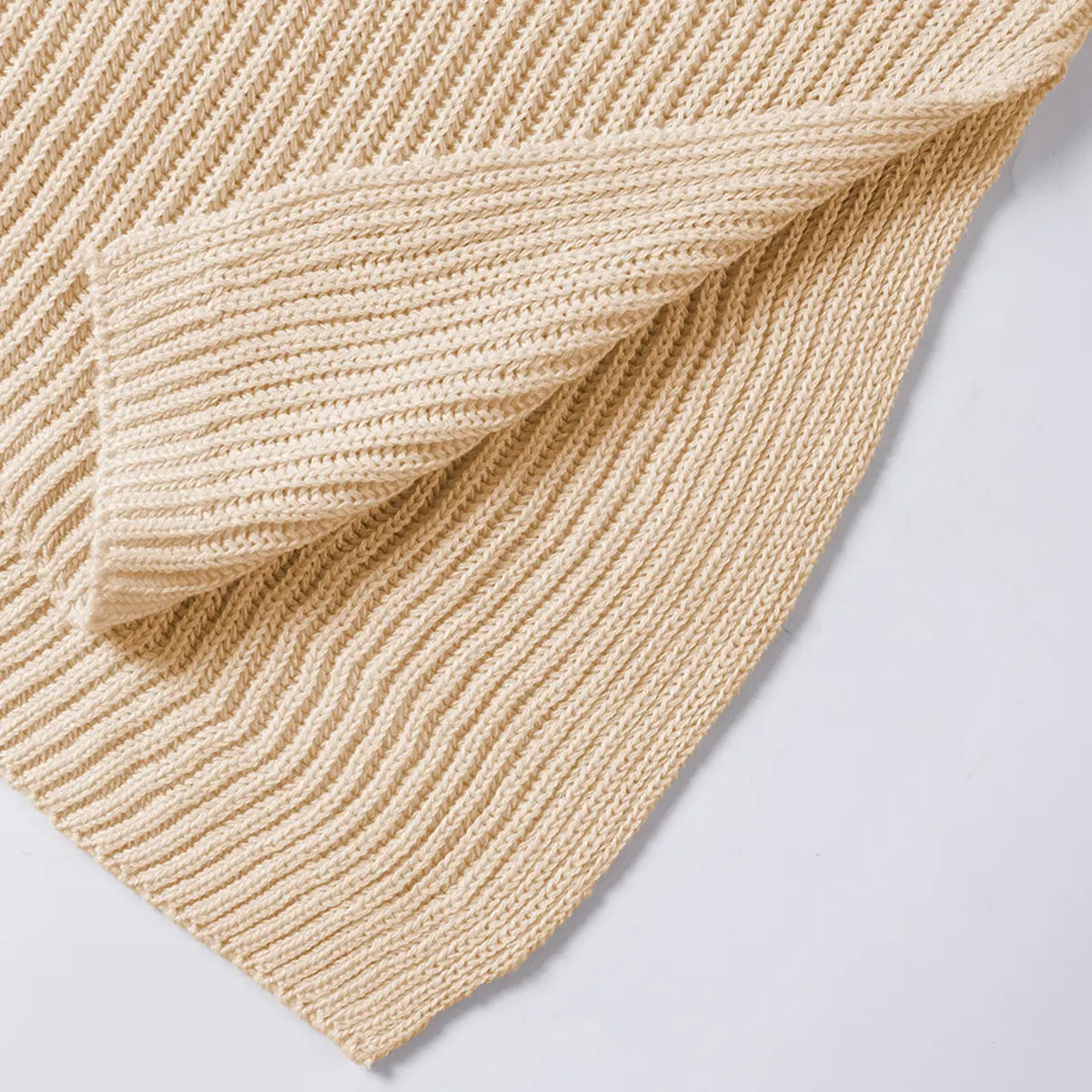 Women's Casual Oversized Knit Short-Sleeve Pullover Sweater