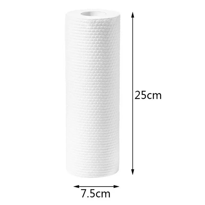 50pcs/Roll Reusable Non-Woven Kitchen Cleaning Cloth Rags | Buy 2 Get 1 Free