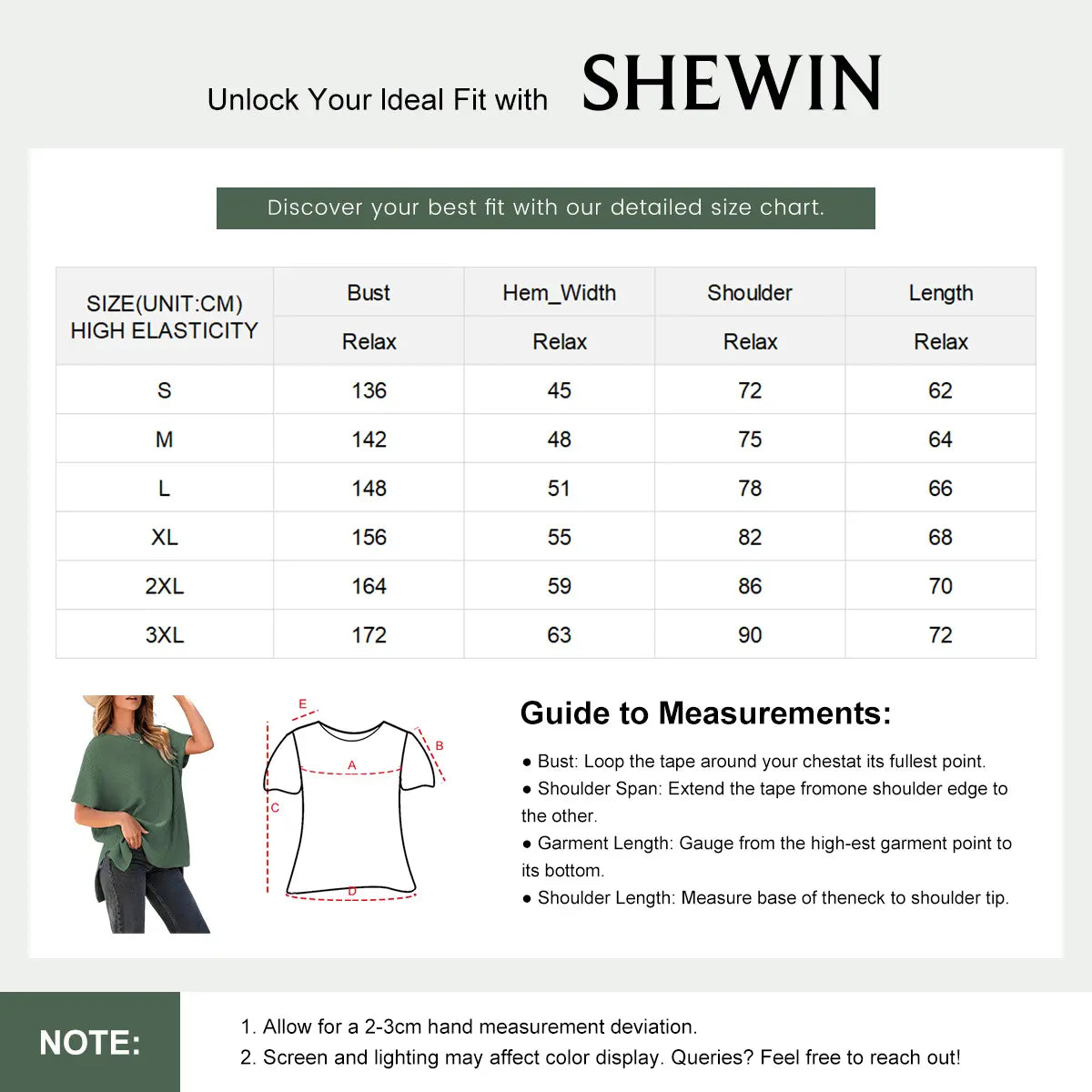Women's Casual Oversized Knit Short-Sleeve Pullover Sweater