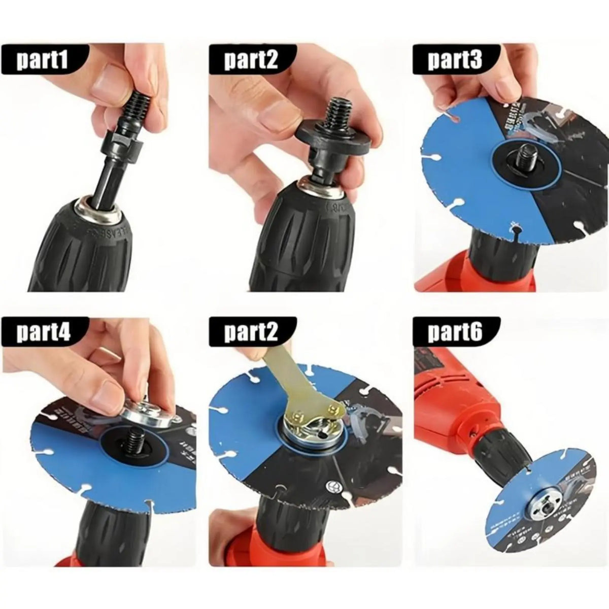 Turn Any Standard Electric Drill Into A Heavy-Duty Angle Grinder Instantly