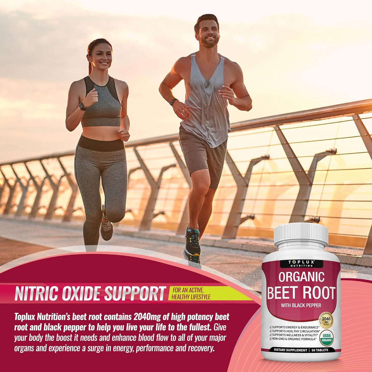 Supercharge Your Performance with 2040mg Pure Organic Beetroot