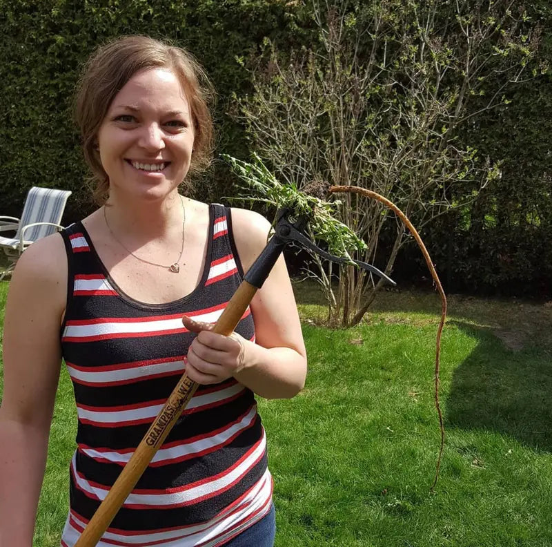 Standing Weeder with 4-Claw Root Remover