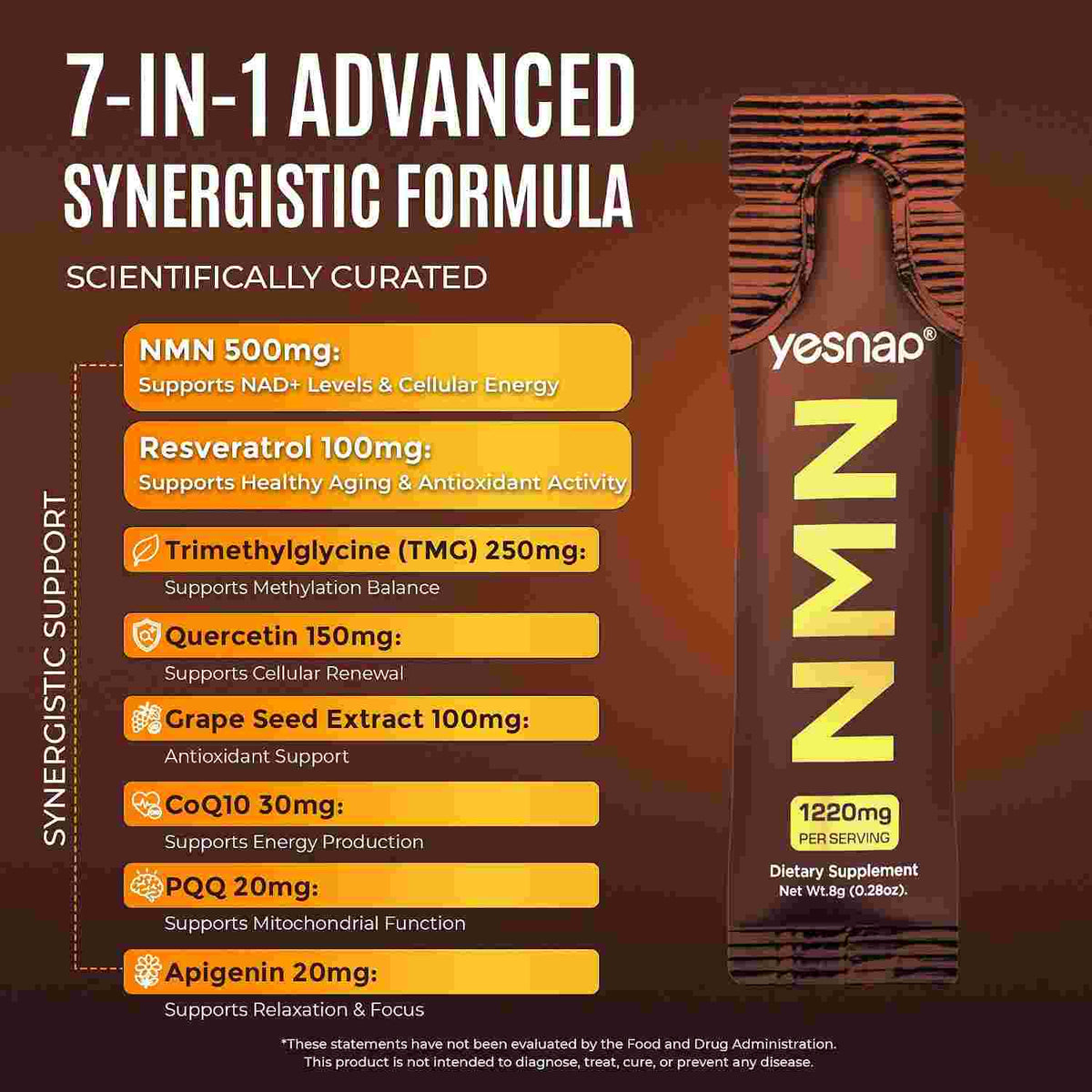 Ultimate NMN Liquid NAD+ Booster For Cellular Energy