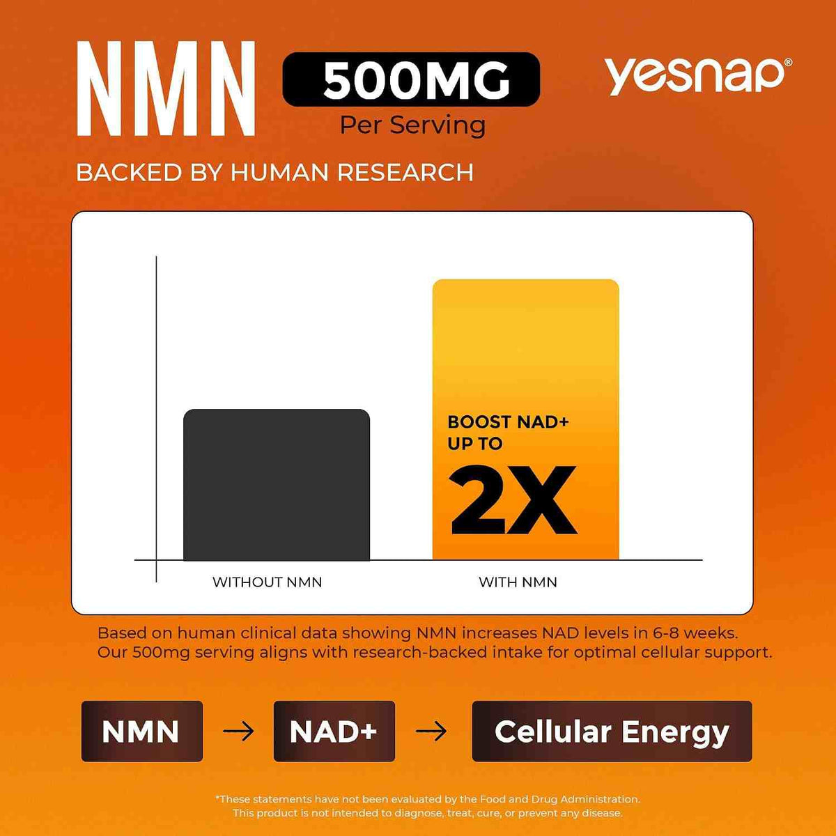 Ultimate NMN Liquid NAD+ Booster For Cellular Energy