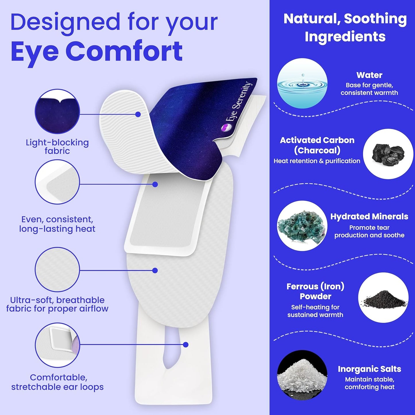 Self-Heating Steam Eye Mask for Instant Relief & Deep Relaxation