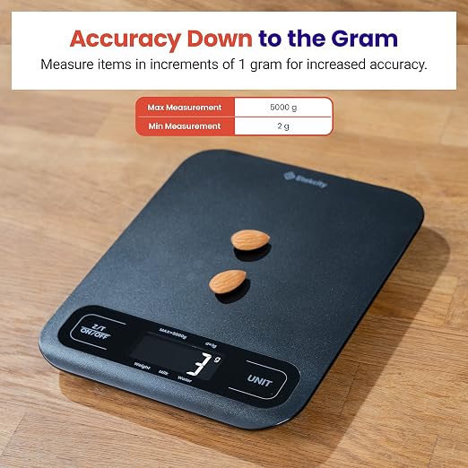 Smart Digital Nutrition Scale with App Macro & Calorie Tracker