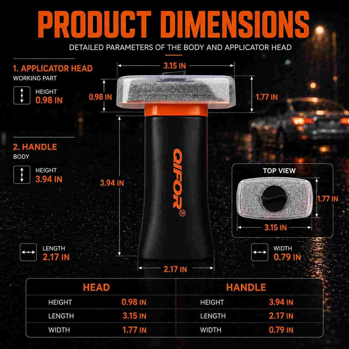 Crystal Clear Driving: Premium Car Glass Oil Film Remover Brush