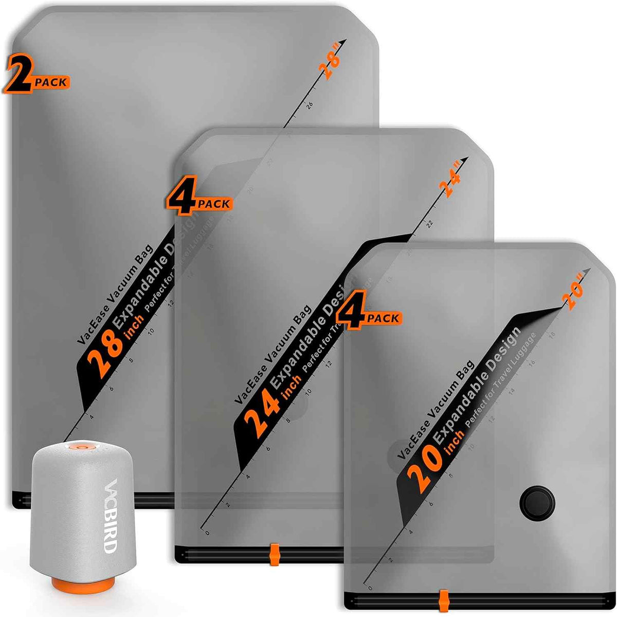 Triple Your Luggage Space Instantly with Electric Wireless Vacuum Compression