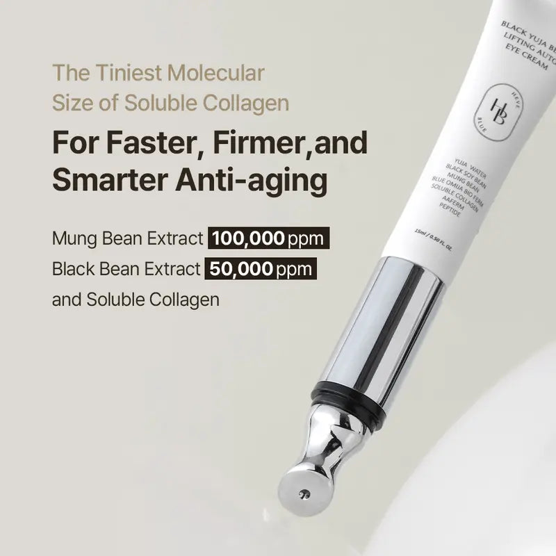 HEVEBLUE Black Yuja Bean Lifting Auto Eye Cream - original image 4