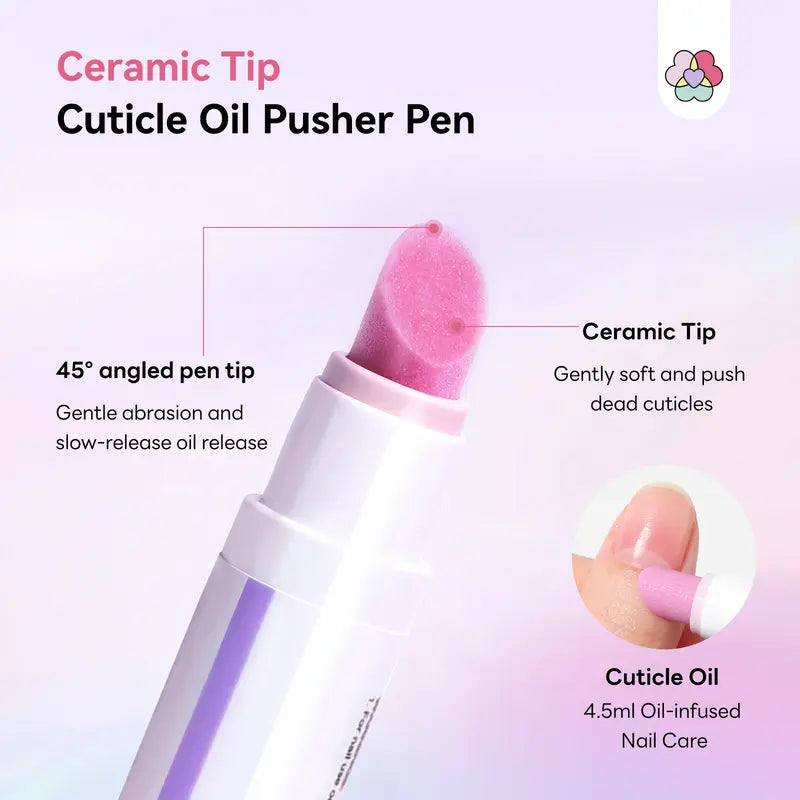 SAVILAND Ceramic Cuticle Oil Pusher Pens – Four-Pack – product view