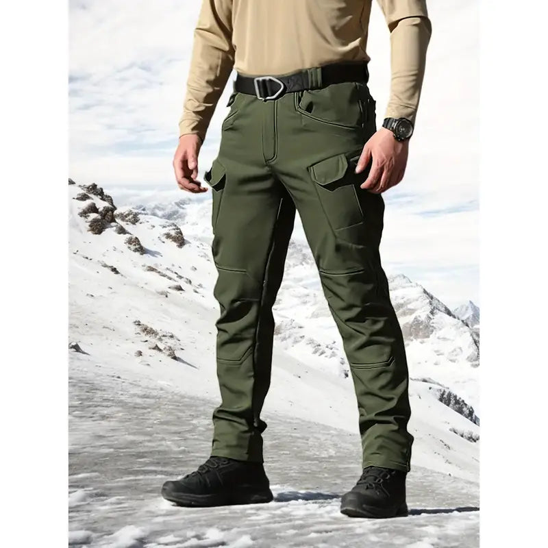 HOMUG Fleece-Lined Tactical Cargo Pants โ product view
