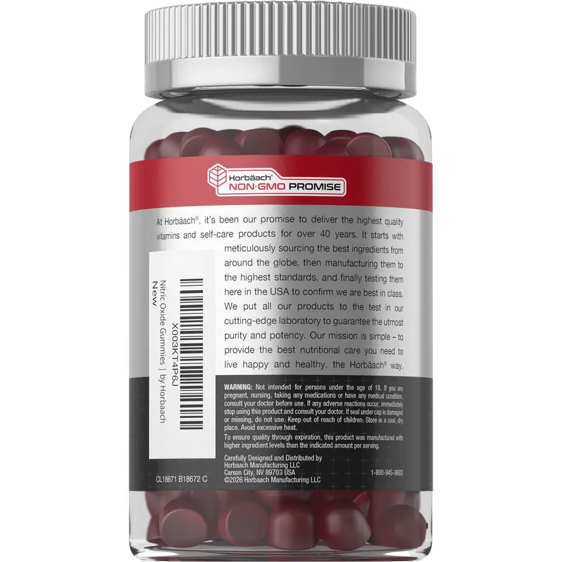 Horbäach Beet Root Gummies – Two 60-Count Bottles – product view