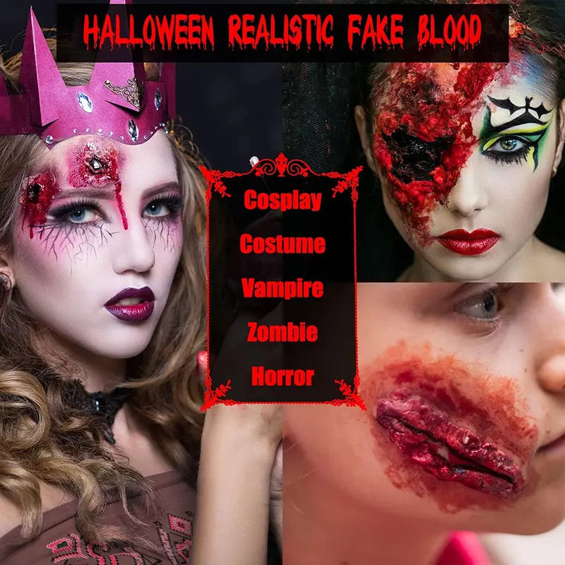 BOBISUKA Halloween Fake Blood Makeup Kit - 3pcs — product image 4