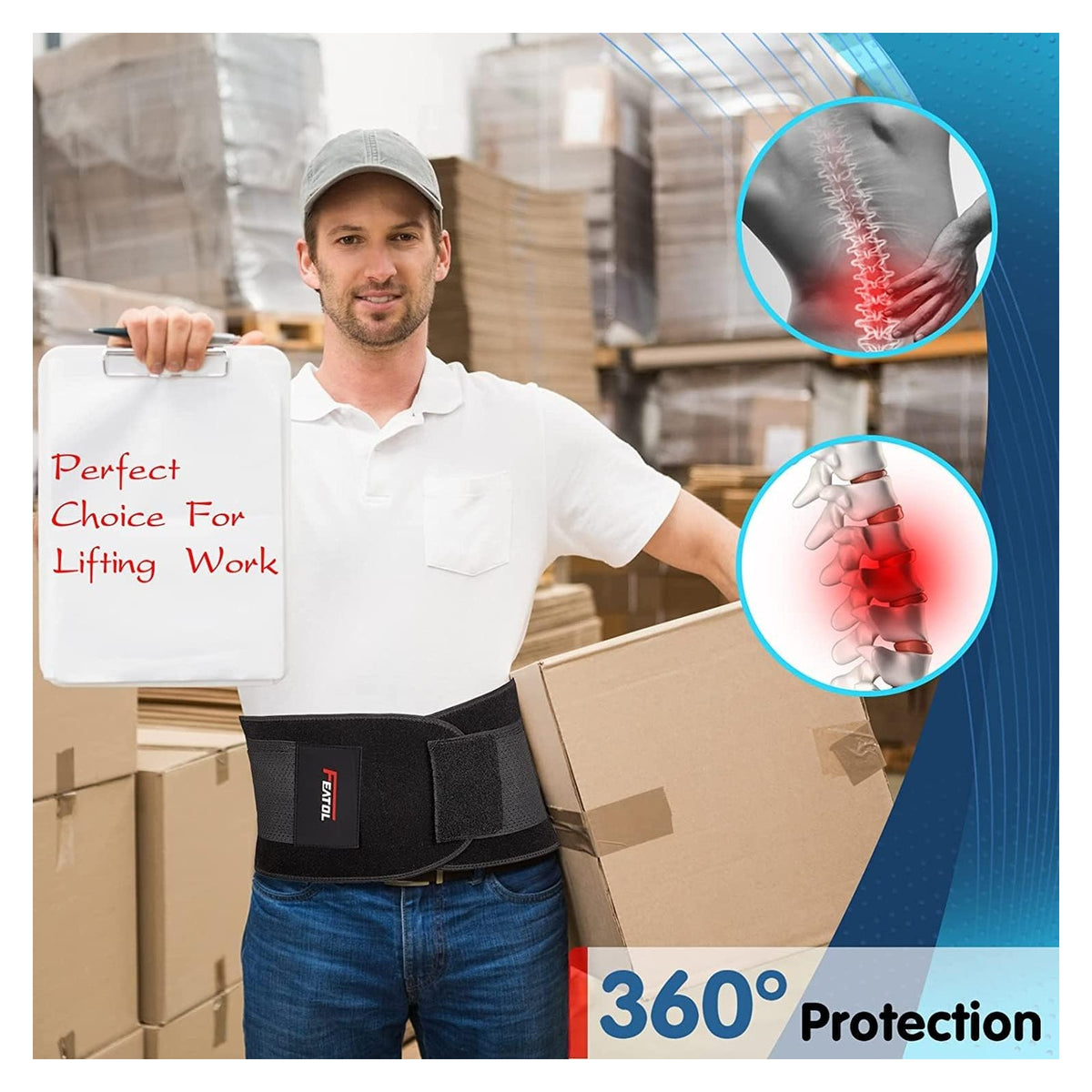 Adjustable Back Support Brace original product photo