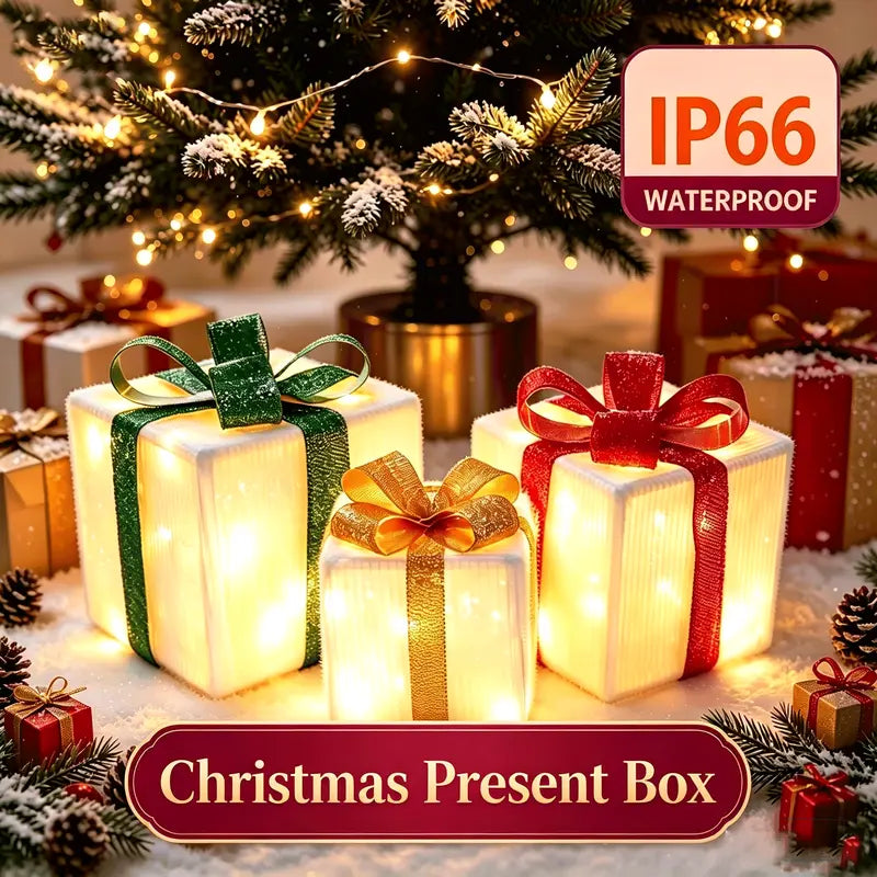 Christmas Light Gift Boxes - Style 3