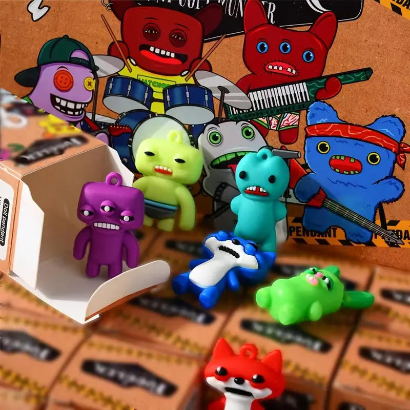 Cute Monster Mini Keychains – Forty-Eight-Piece Bundle original product photo