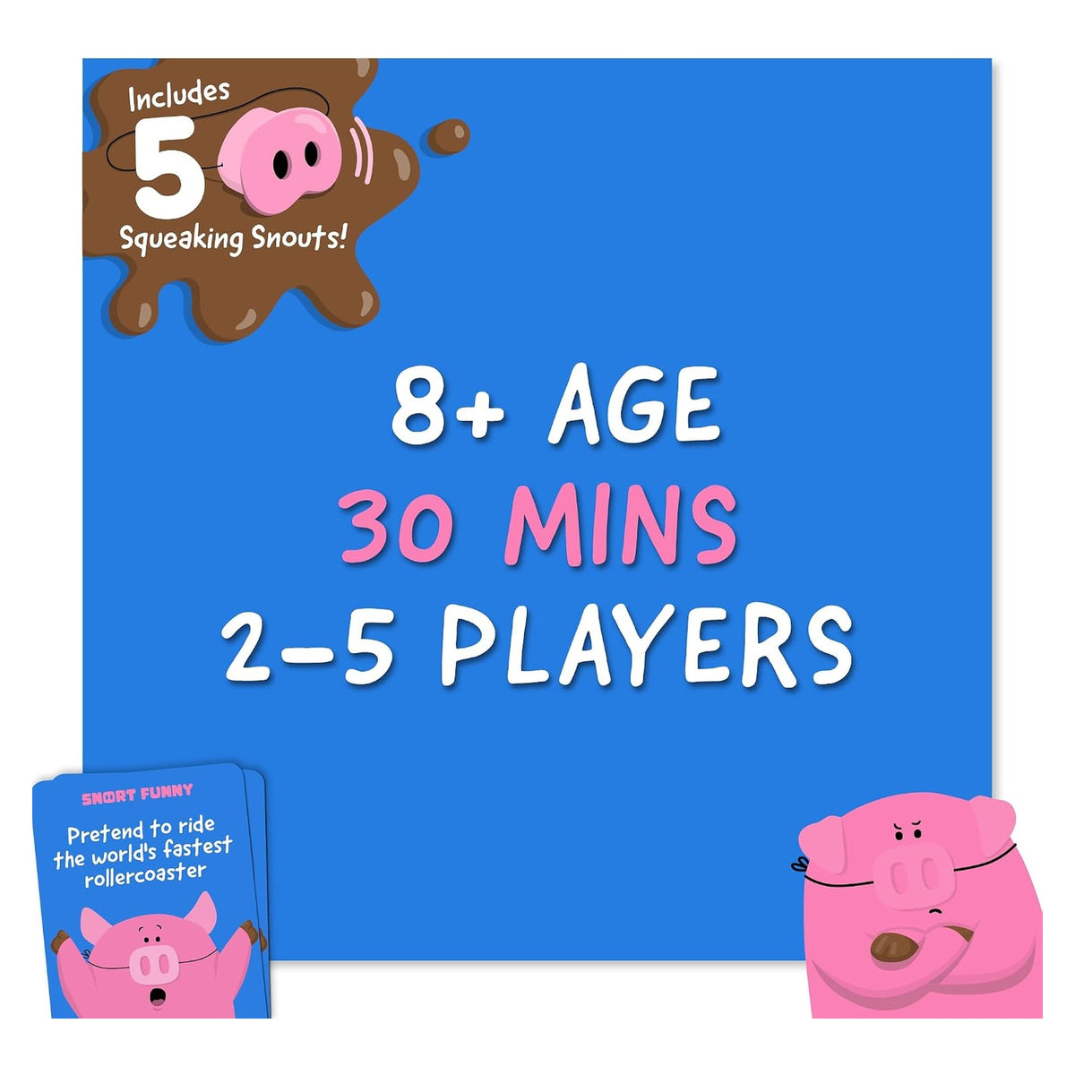 Snort Funny Laugh-You-Lose Family Party Game original product photo
