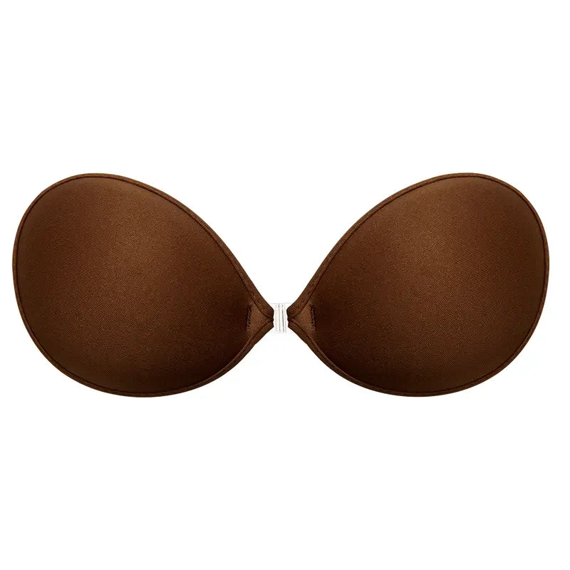 Wingslove Strapless Backless Adhesive Bra — Coffee