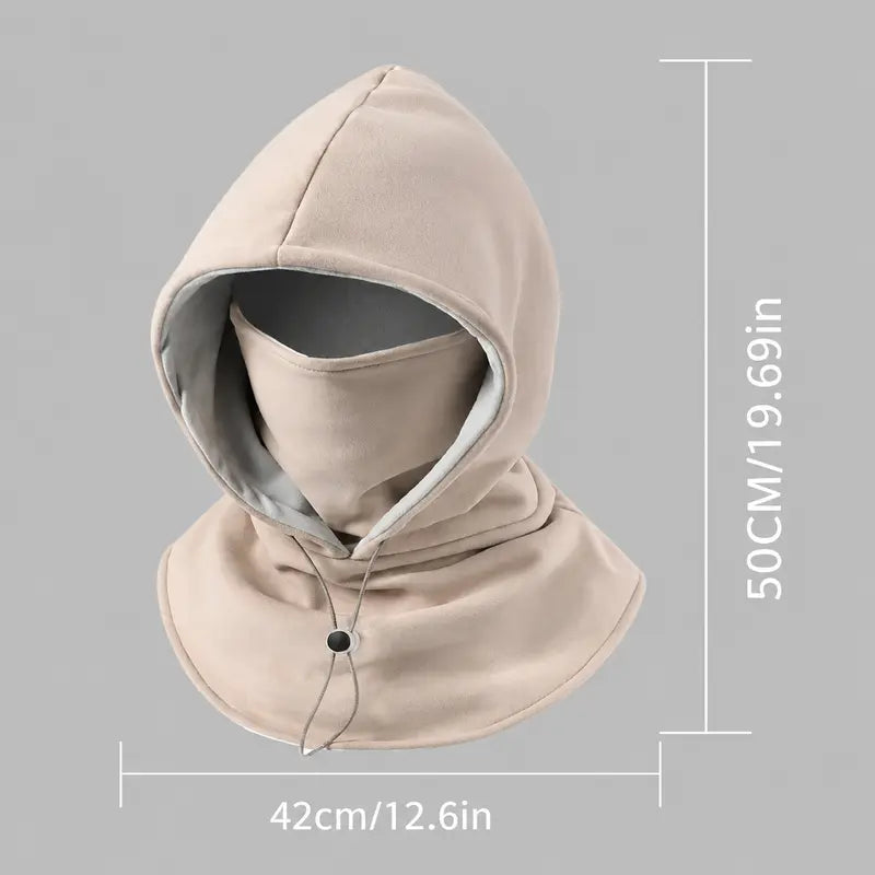 Unisex Cold Weather Fleece Balaclava Ski Mask - original photo 3