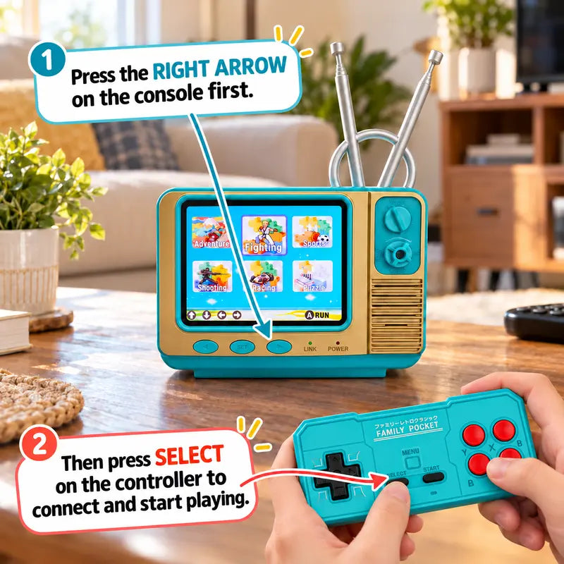 PYBGE GV300 Retro Game Console – product view