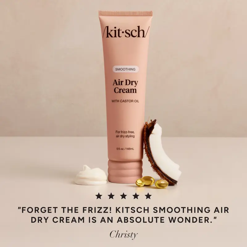 Kitsch Smoothing Air Dry Cream – 148 ml Duo source product image