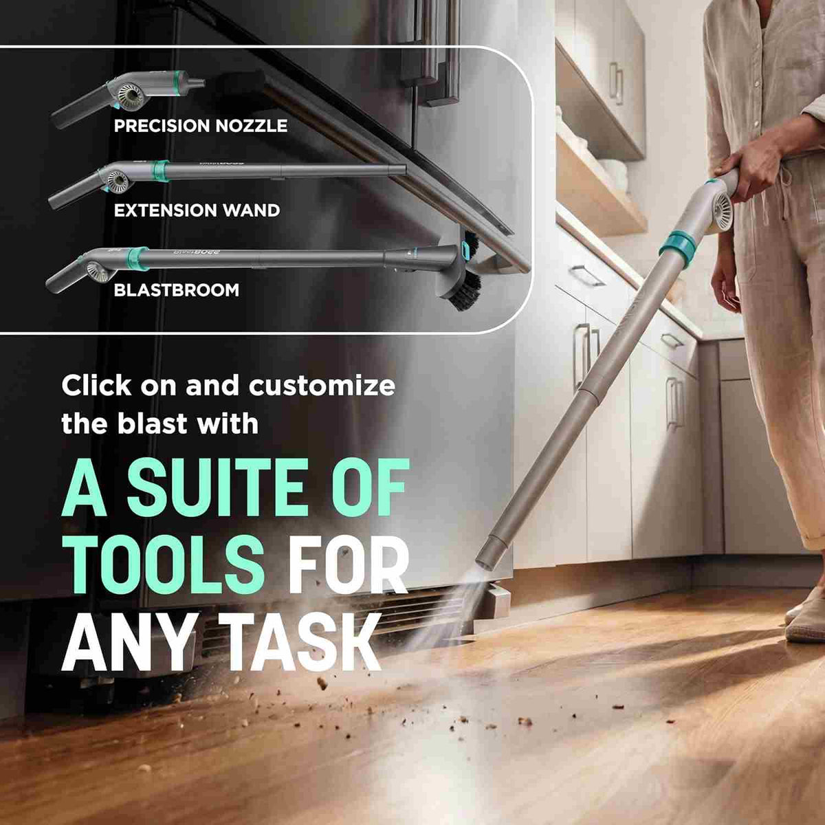 Ultra-Powerful Cordless Air Blaster for Instant Cleaning