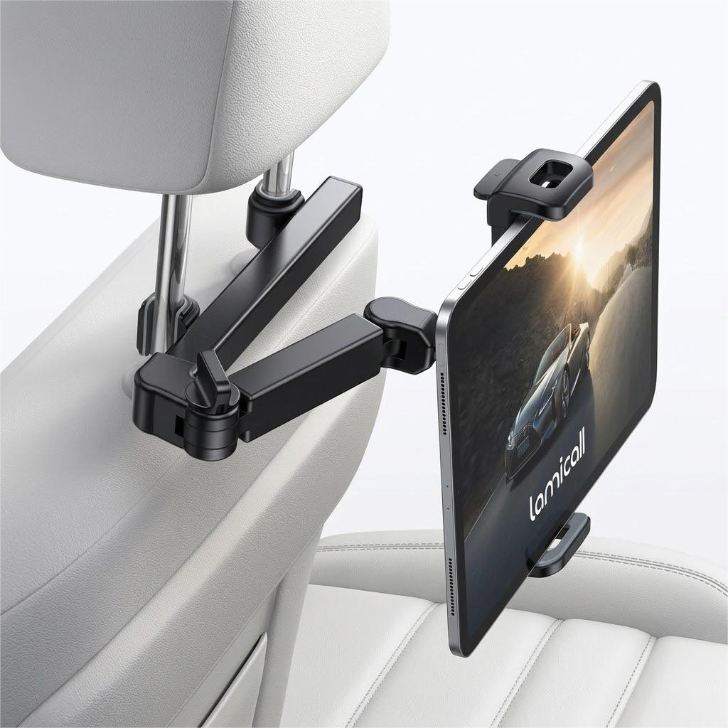 360° Rotating Extendable Backseat Tablet Mount