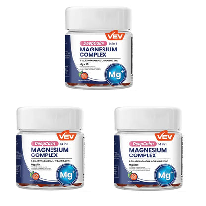 14-in-1 Advanced Magnesium Complex Gummies for Deep Calm, Restful Sleep & Stress Relief