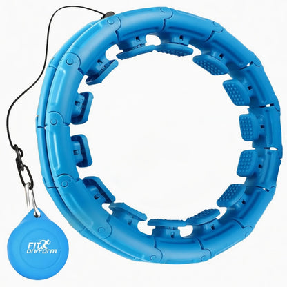 Sculpt Your Waist Effortlessly with the 360° Silent Smart Weighted Hoop