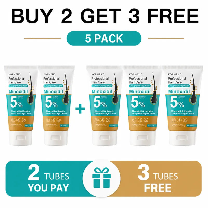 Advanced 5% Minoxidil Hair Regrowth & Scalp Revitalizing Massage Cream
