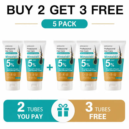 Advanced 5% Minoxidil Hair Regrowth & Scalp Revitalizing Massage Cream