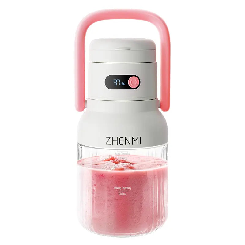 10-Blade Ice Crushing Portable Cordless Blender with LED Display